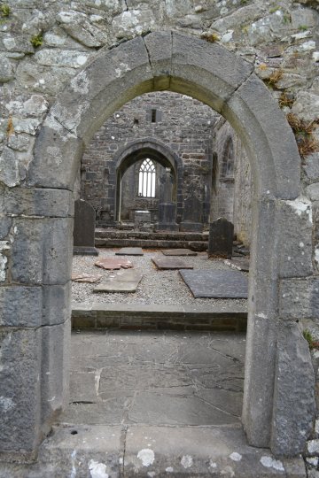 Burrishoole Abbey old doorways Burrishoole Loop Walk from  Newport, Co. Mayo, Ireland