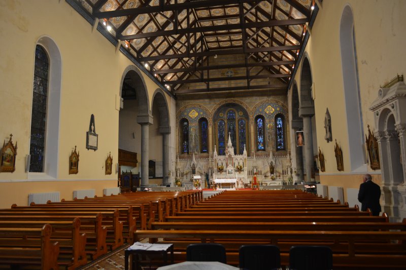 The interior of St. Senan's Roman Catholic Church, Kilrush, Co. Clare