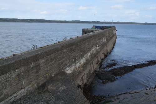 Pier and breakwater Carrigaholt, Co. Clare, West of Ireland