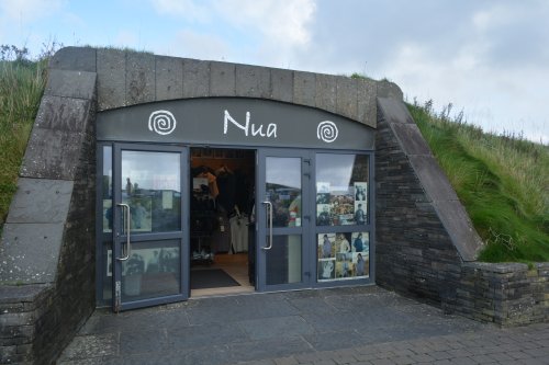 Nua knitware shop sells affordable clothing at the Cliffs of Moher, Co. Clare,  Wild Atlantic Way, West of Ireland Coast