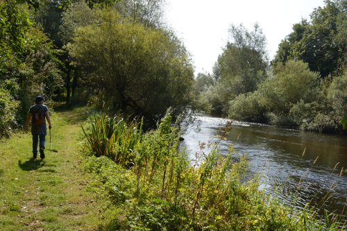 River Nore walk from Bennettsbridge to Killkenny, Co. Kilkenny, Ireland