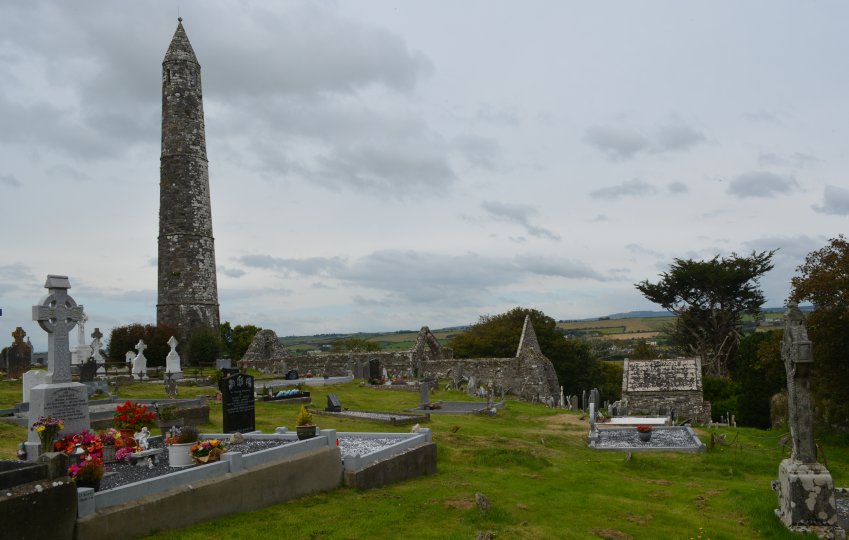 St Declan's Monastery site and the ruins of Ardmore Cathedral, Ardmore, Co. Waterford, Ireland