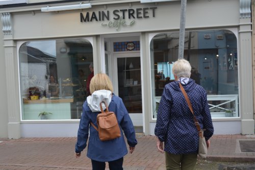 The O'Shea 'gang' heading for the Main Street Cafe & Deli in Co. Waterford, Ireland