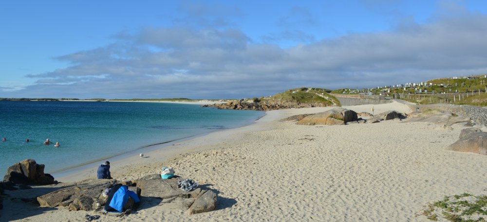 The beautiful Gurteen Bay Beach, Connemara, Co. Galway, Ireland