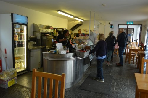 The cafe in the Connemra National Park Centre, Co. Galway, Ireland