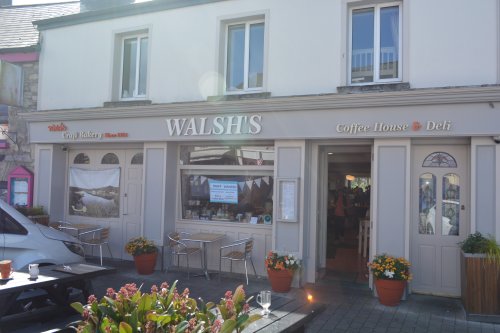 Walsh's Cafe, Coffee shop, bakery in Market Street, great place to eat in Clifden Town, Connemara, Co. Galway, Ireland