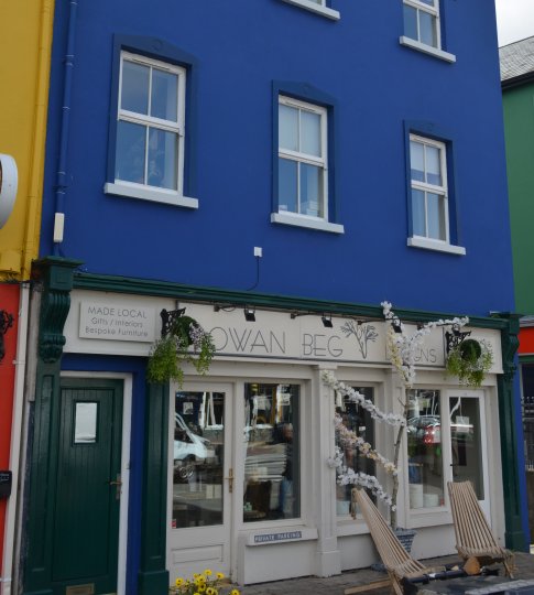 Rowan Beg Designs, interesting scent-fragrance 'shop' in Market Square, Clifden Town, Connemara, Co. Galway, Ireland