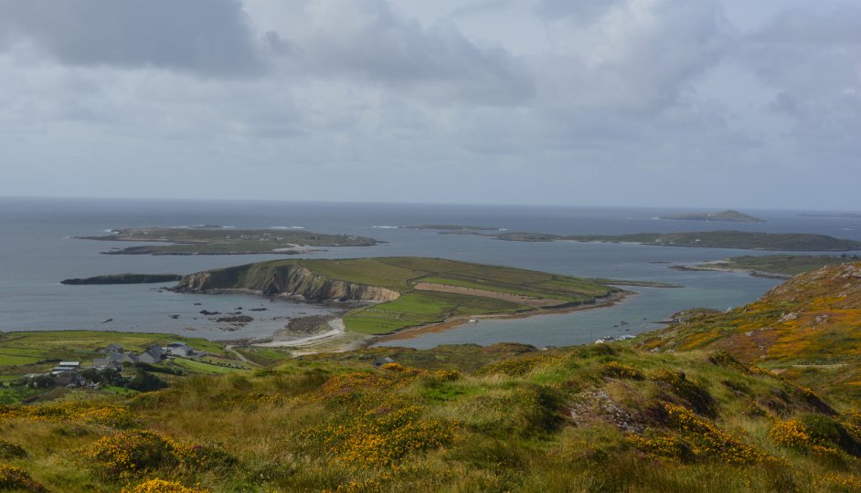 From the car park and viewing point, more of the stunning views of the scenery on the Sky Drive, Connemara Clifden Sky Drive, Connemara, Co. Galway, Ireland