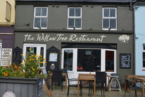 The Willow Tree Restaurant, another good place to eat in Market Street, Clifden Town, Connemara, Co. Galway, Ireland