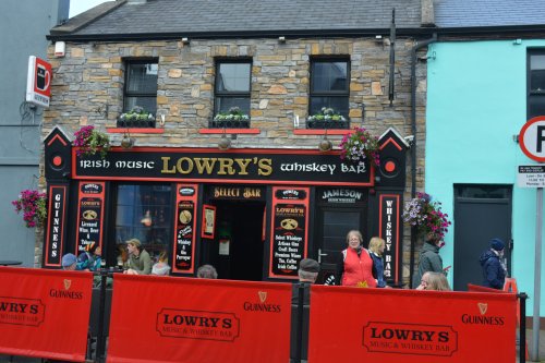 Lowry's Bar, a good venue for traditional Irish music, Market Street, Clifden Town, Connemara, Co. Galway, Ireland