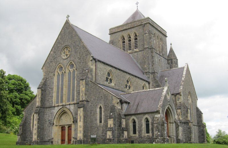 External architecture view of Kilmore Cathedral, Saint Fethlimidh's Cathedral, Church of Ireland, Diocese of Kilmore, Co. Cavan, Ireland