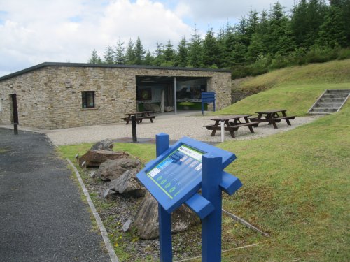 The picnic area and the start of the sign guided walks Cavan Burren Park walks and prehistoric sites, Co. Cavan, Ireland