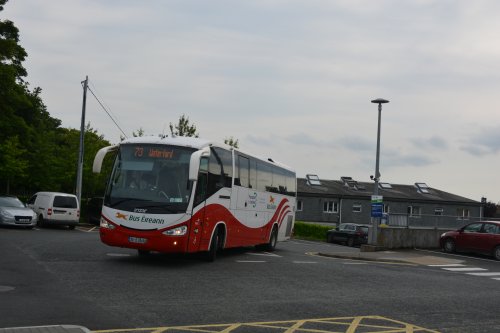 the Greyhound bus from Kilkenny station back to Bennettsbridge