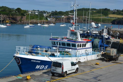 fishing boat WD.5 VERLAINE Dunmore East harbour summer 2025