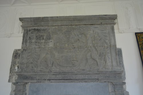 The top of a fire place in the Long Gallery, Ormond Castle, Carrick-on-Suir