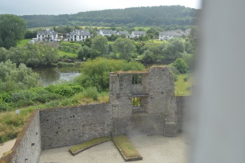 View of the River Suir from the end window of the Long gallery of Ormond Castle, Carrick-on-Suir