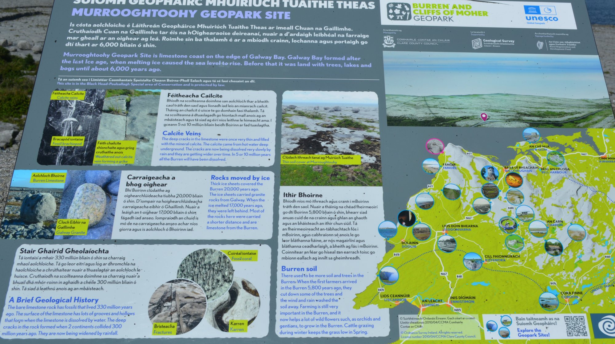  scenic drive R477 road from Doolin to Ballyvaughan via Fanore, The Burren, Murrooghtoohy, Co. Clare, Ireland