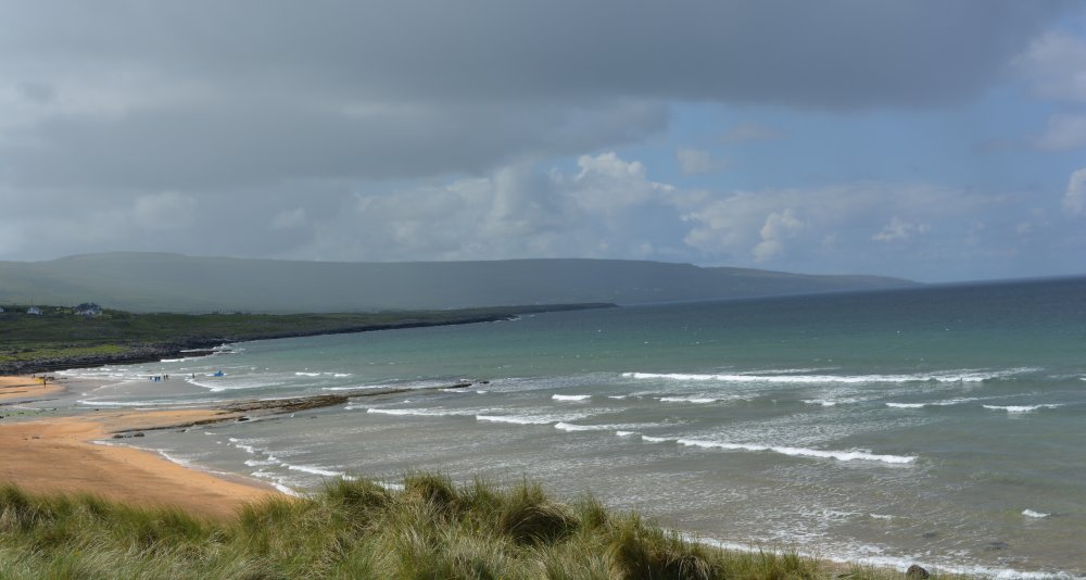  scenic drive R477 road from Doolin to Ballyvaughan via Fanore, The Burren, Murrooghtoohy, Co. Clare, Ireland