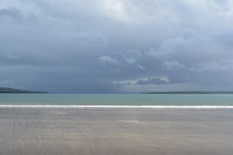 Blue flag Ventry Beach (Ceann Tra), Dingle Peninsula, Co. Kerry, Ireland