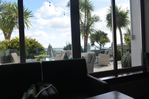 View seaward from the Majestic Hotel, Tramore