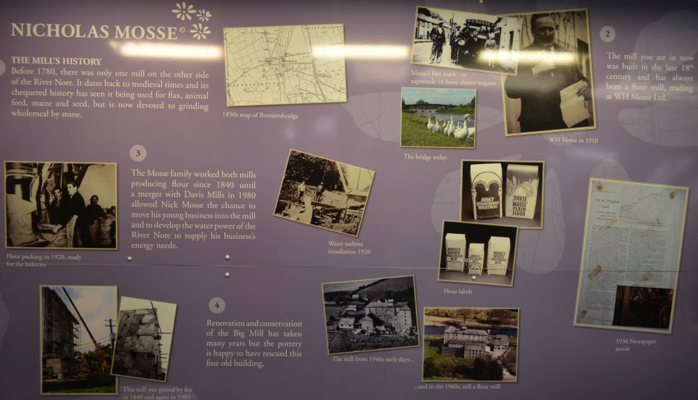 History information about Nicholas Mosse Pottery, Bennettsbridge, Co. Kilkenny, Ireland