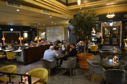 
The cafe and bar of the Gaiety Theatre
