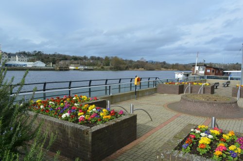 The quay New Ross, Co. Wexford, Ireland