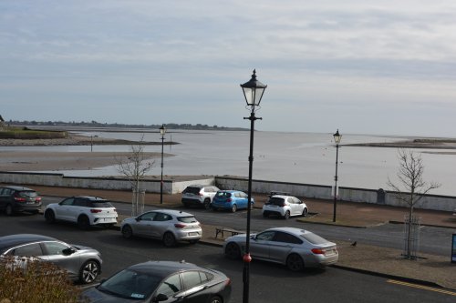 We found a good place to park in Dungarvan overlooking the estuary and below the St Mary's Church of Ireland in Dungarvan, Co. Waterford, Ireland