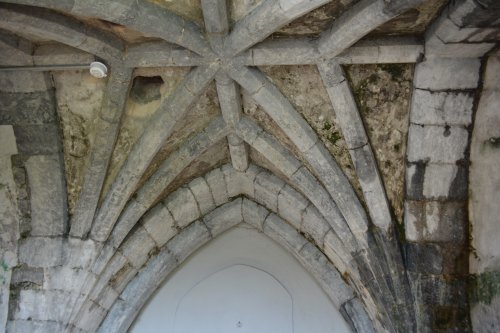original ceiling vaulting of the medieval St Augustine's Church, Friar's Walk, Abbeyside, Dungarvan, County Waterford