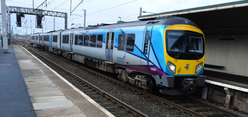 TPE Class 185 DMU Furness Line Carnforth Station