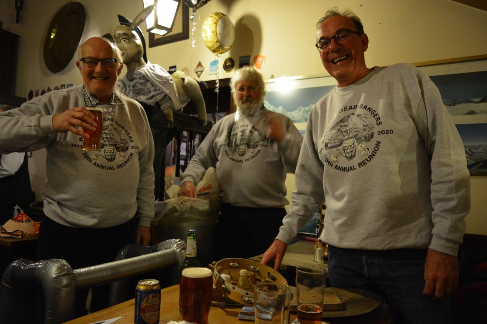 The 50th Wasdale Head Bangers annual reunion, Wasdale Head Inn, Cumbria, England