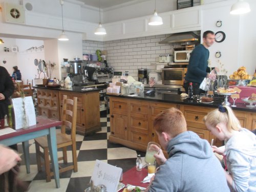 Mr H's Tearoom in Lake Road, Ambleside, Lake District, Cumbria, England