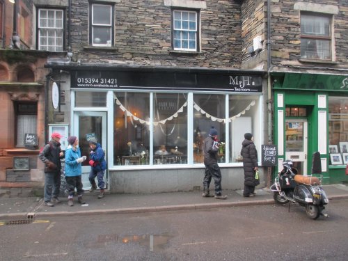 Mr H's Tearoom in Lake Road, Ambleside, Lake District, Cumbria, England