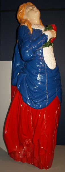 Liverpool Maritime Museum Figurehead from VERAJEAN a steel shipbuilt in Dumbarton on the River Clyde in 1891