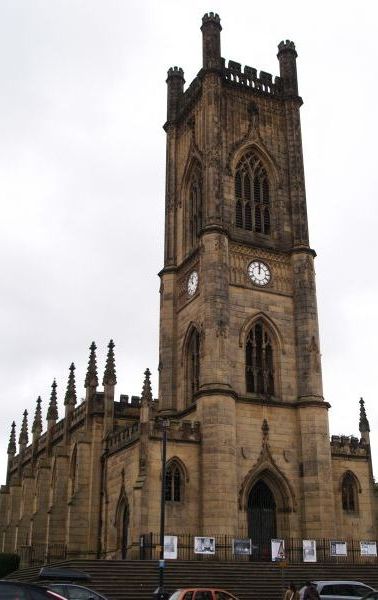 St Luke's Church, Liverpool, designed by John Foster Senior and John Foster Junior, was built between 1811 and 1831 but was gutted by fire in a World War II bombing raid in May 1941. The remains of the church are preserved as a memorial to those who died.