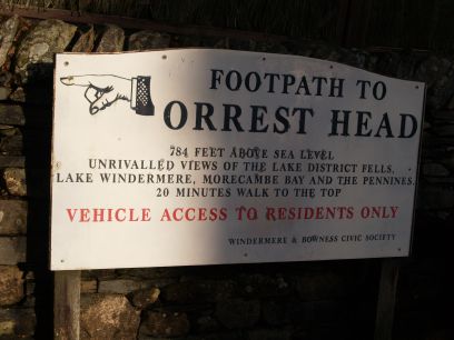 Orrest Head, Windermere
