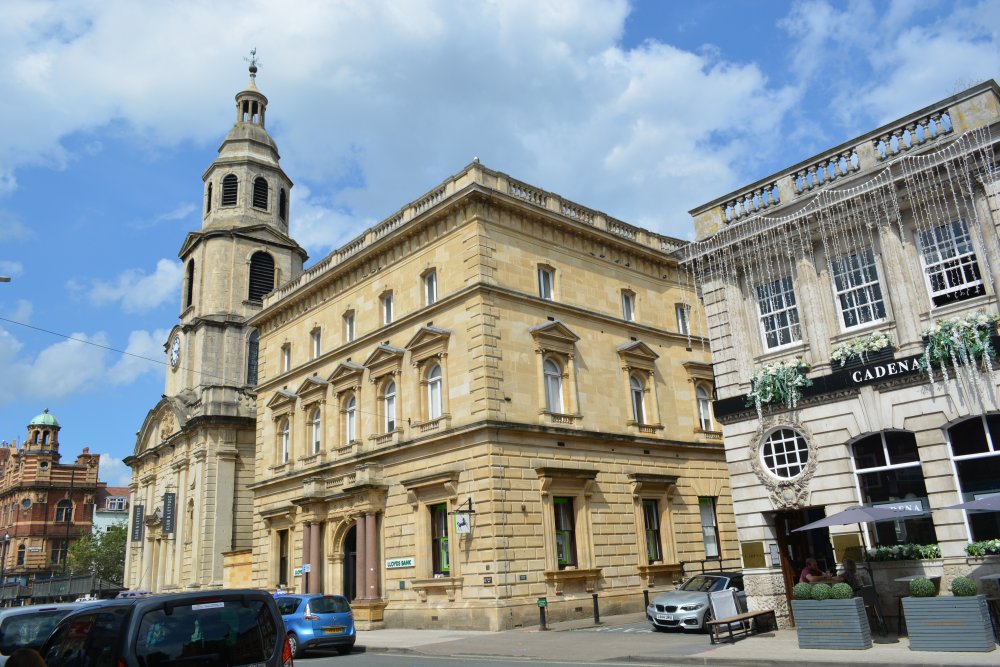 Slug & Lettuce restaurant Lloyds Bank The Cross Worcester Worcestershire England