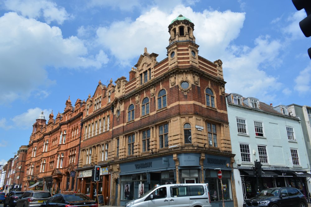 corner of Foregate Street and St Nicholas Street Toni&Guy 11 The Foregate Worcester Worcestershire England