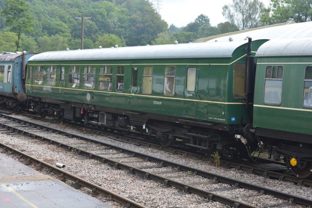 DMU Class 108 DMBS carriage E 50619 (E50619, 53619) on the Dean Forest Railway DMU Class 108 Derby Lightweight Units