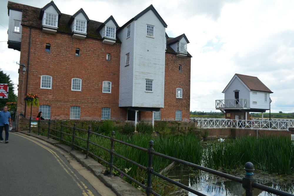 Abbey Mill, Mill Street, a water mill from 1793 - rebuild of the 1190 medieval mill Tewkesbury market town Gloucestershire England