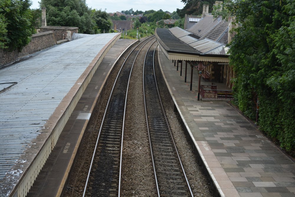 Great Malvern Railway station, architecture of the Great Western Railway Great Malvern Priory Church Worcestershire England