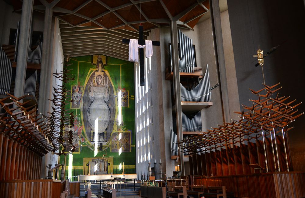modern Coventry Cathedral new
