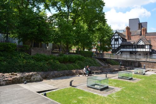 Priory Gardens & Visitor Centre site of the ruins St Mary's Priory City of Coventry