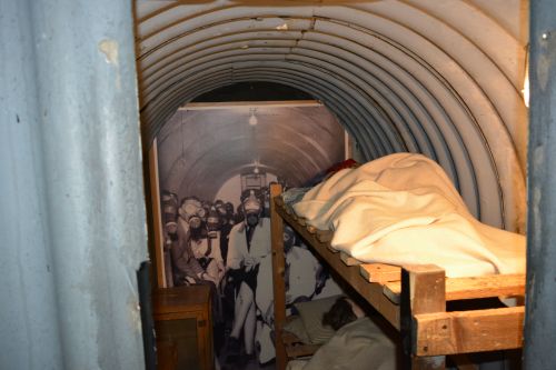 Exhibits relating to the Coventry Blitz bombings in World War II Coventry Transport Museum