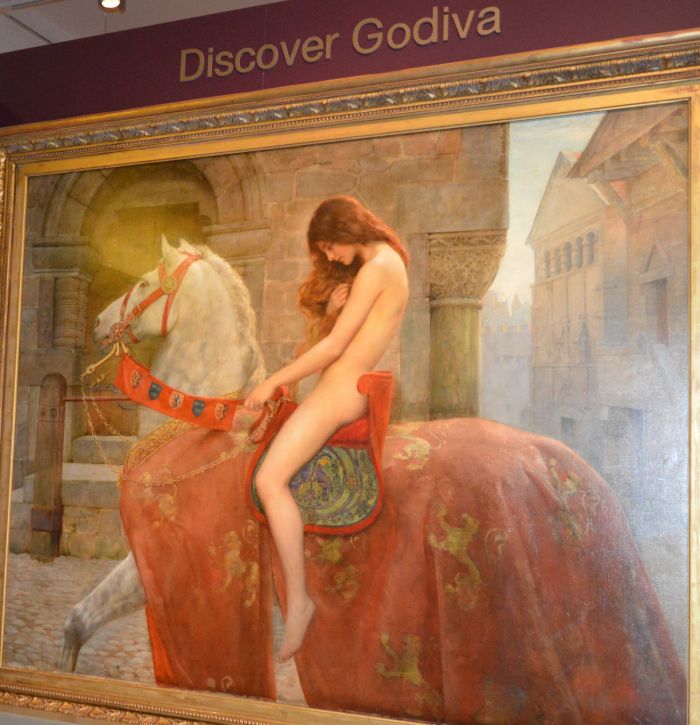 Lady Godiva painting by John Collier, ~1897 Herbert Art Gallery & Museum Coventry