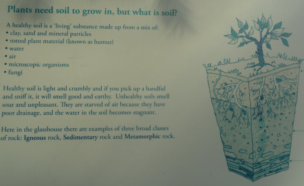 What makes a good soil Glasshouse Jephson Gardens Leamington Spa
