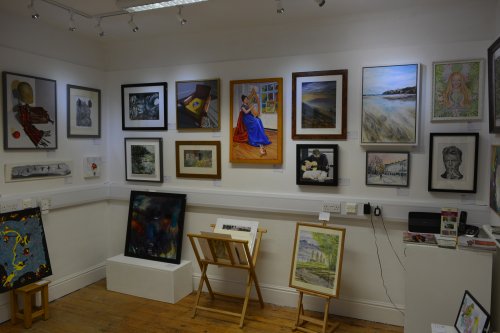 Paintings in the East Lodge Art Gallery Leamington Spa