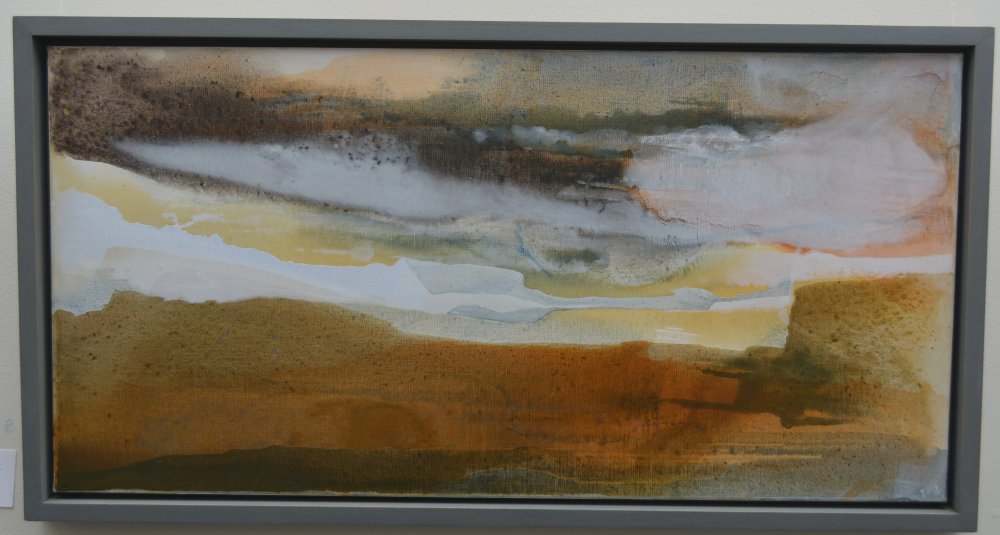 Northern Winter, Acrylic on canvas, Peter M Hicks, Landscape Artist, North Yorkshire, England