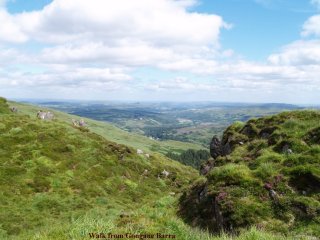 The hills above the ancient glacial lake at Gougane Barra