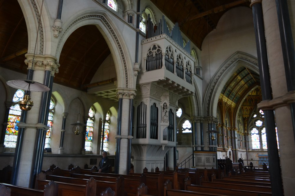 organ loft of St Mary's Church, Studley Royal